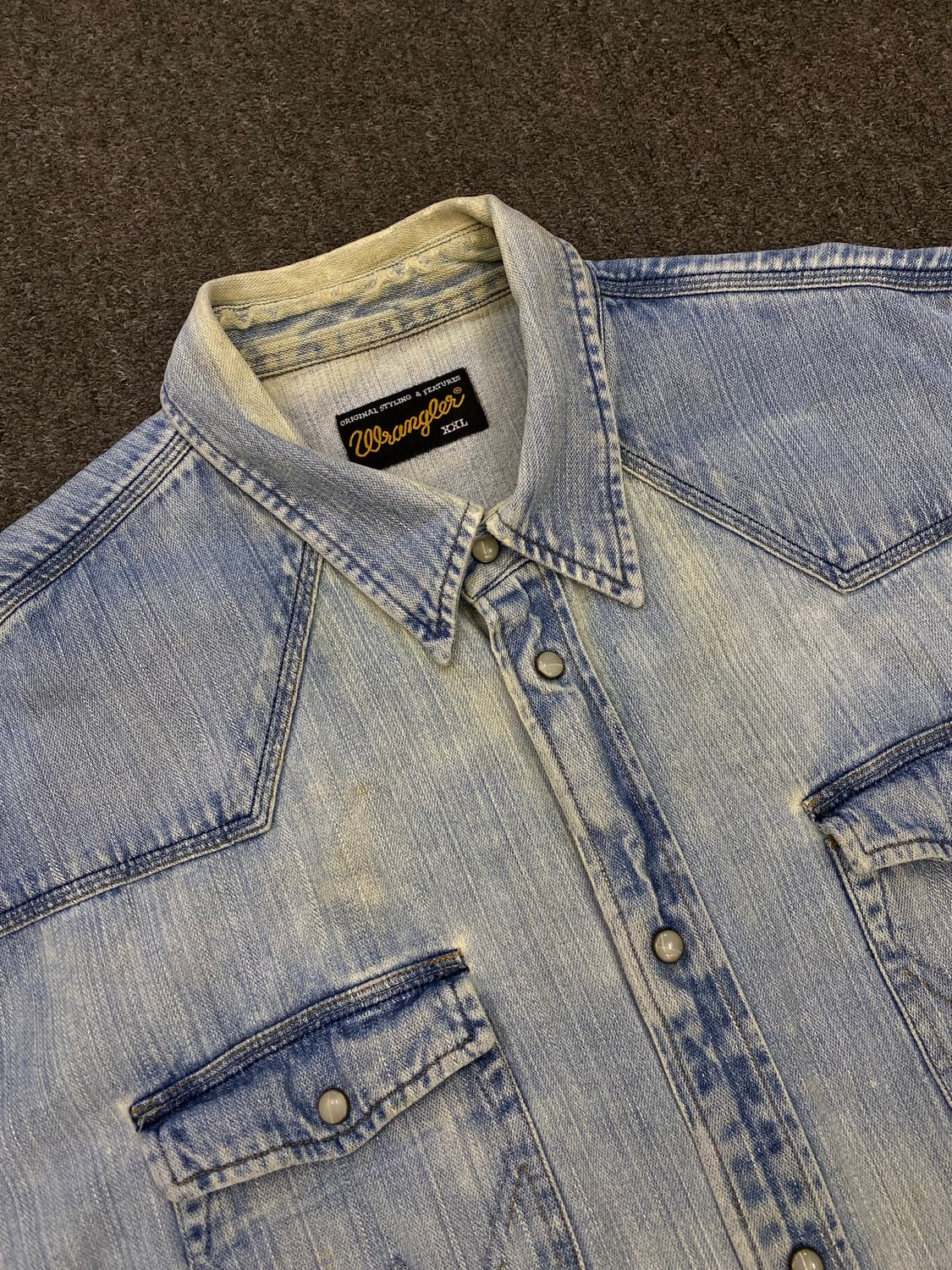 00s Wrangler 랭글러 웨스턴 데님 셔츠 상품이미지4