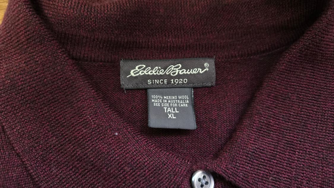 Eddie bauer 에디바우어 메리노울 100% 니트 Australia 상품이미지3