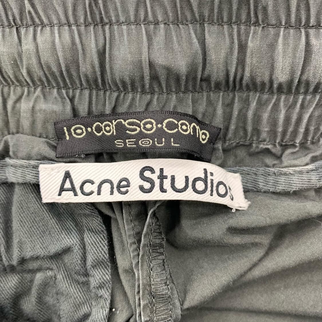 아크네 스튜디오 플루이드 챠콜 와이드 팬츠 상품이미지5