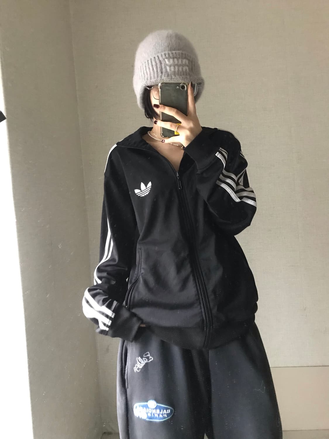 아디다스 블랙 구파이어버드 져지 상품이미지4