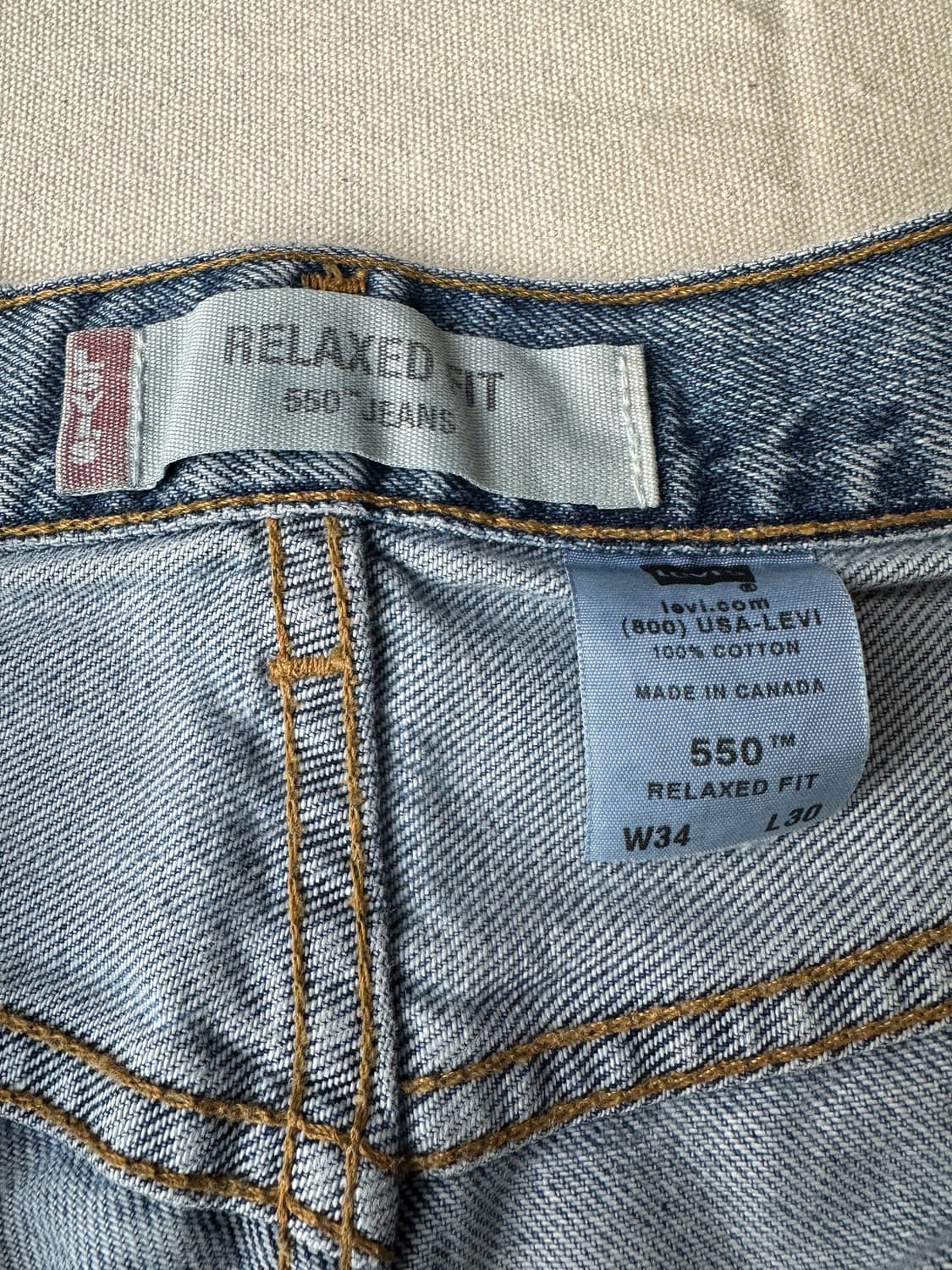 리바이스 550 데님팬츠 34 made in Canada 상품이미지4