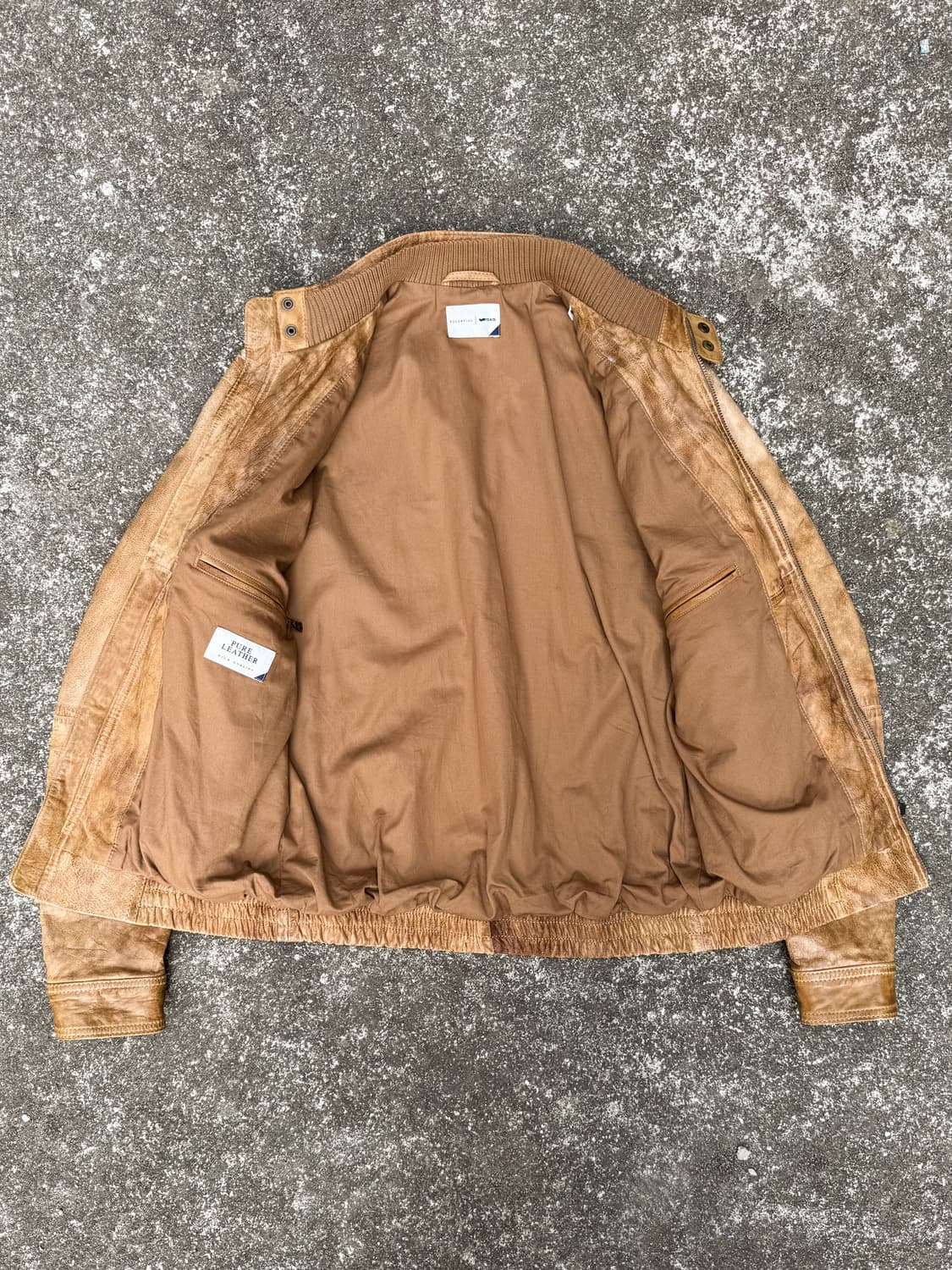 Vintage GAS Goatskin Leather Jacket 상품이미지8