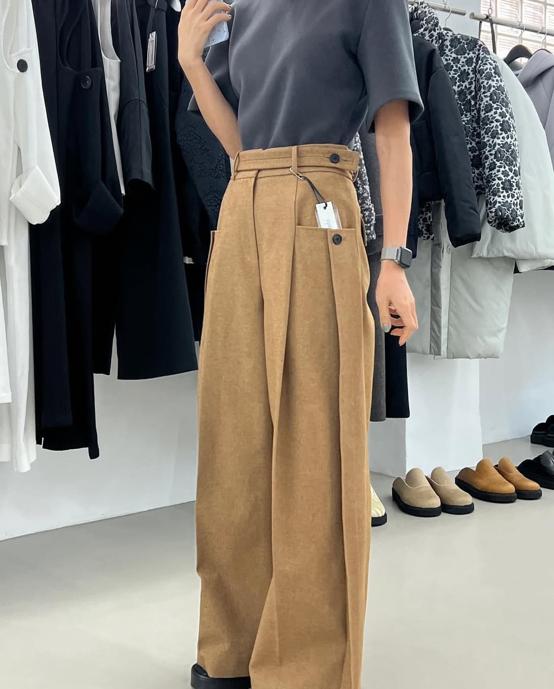 에핑글러 스트레이트 울 슬랙스 상품이미지2