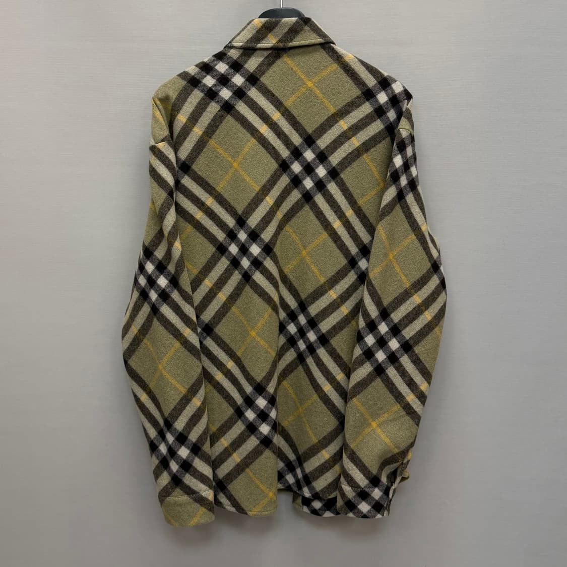 버버리 체크 울 블렌드 오버셔츠 ( 95~100 ) 상품이미지4