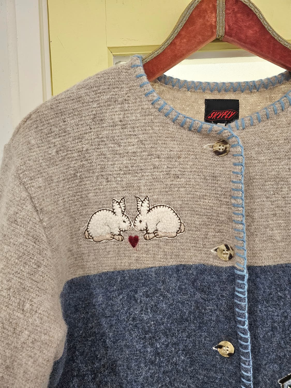 Austria 핸드메이드 울 가디건 상품이미지4