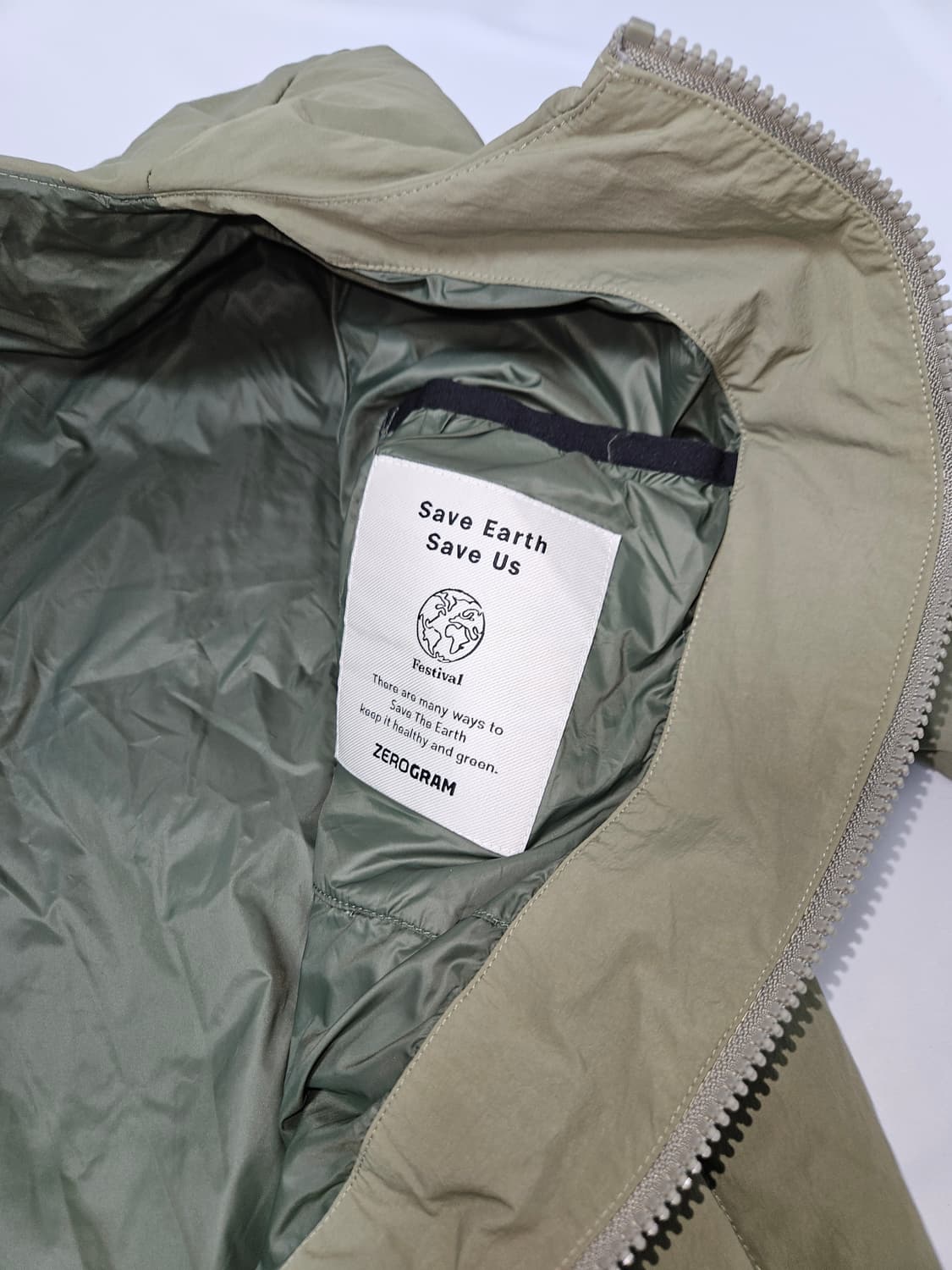 제로그램 경량패딩 다운 자켓 누빔자켓 깔깔이 L 100 (거의 새상품) 상품이미지3