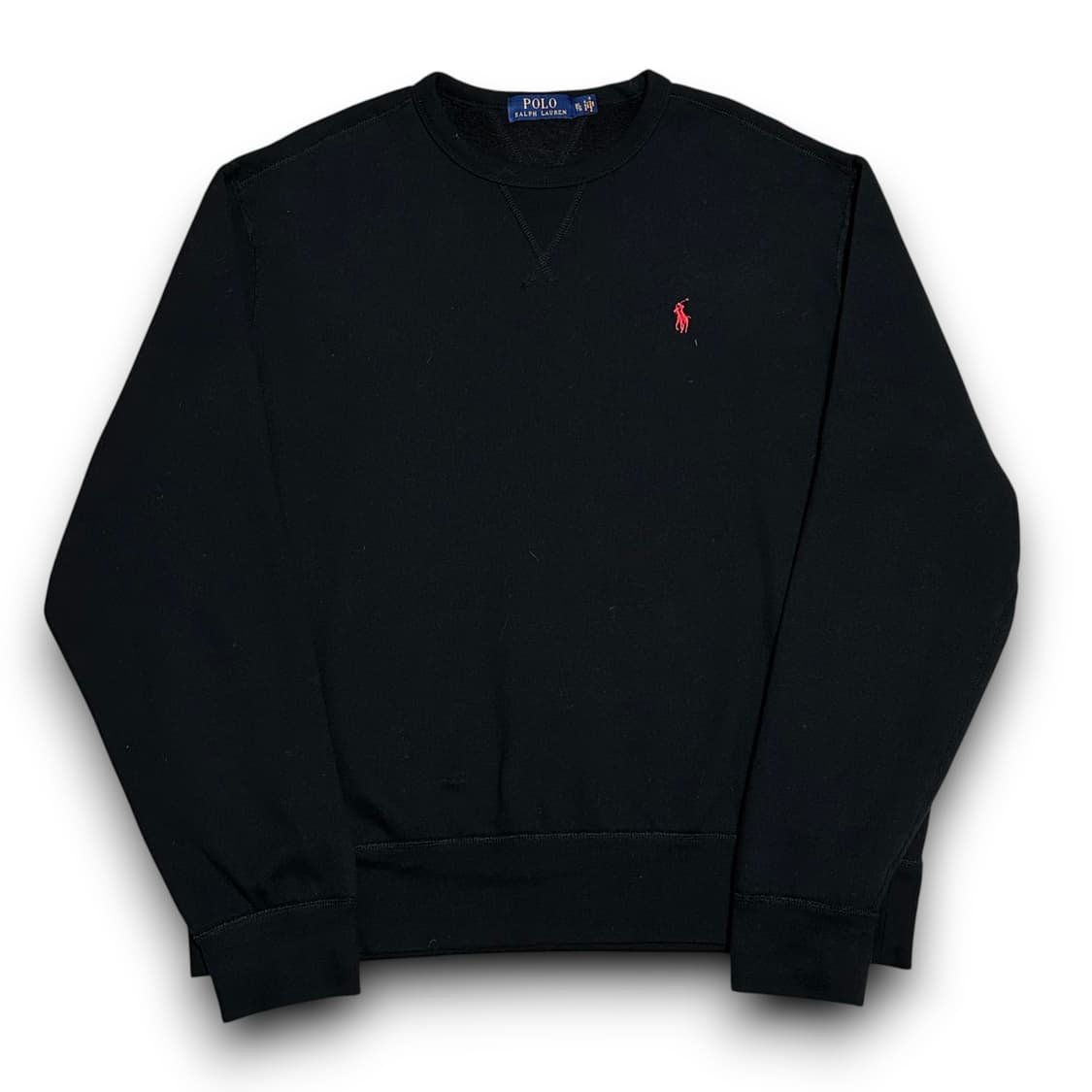 Polo Ralph Lauren 블랙 기모 맨투맨 상품이미지1