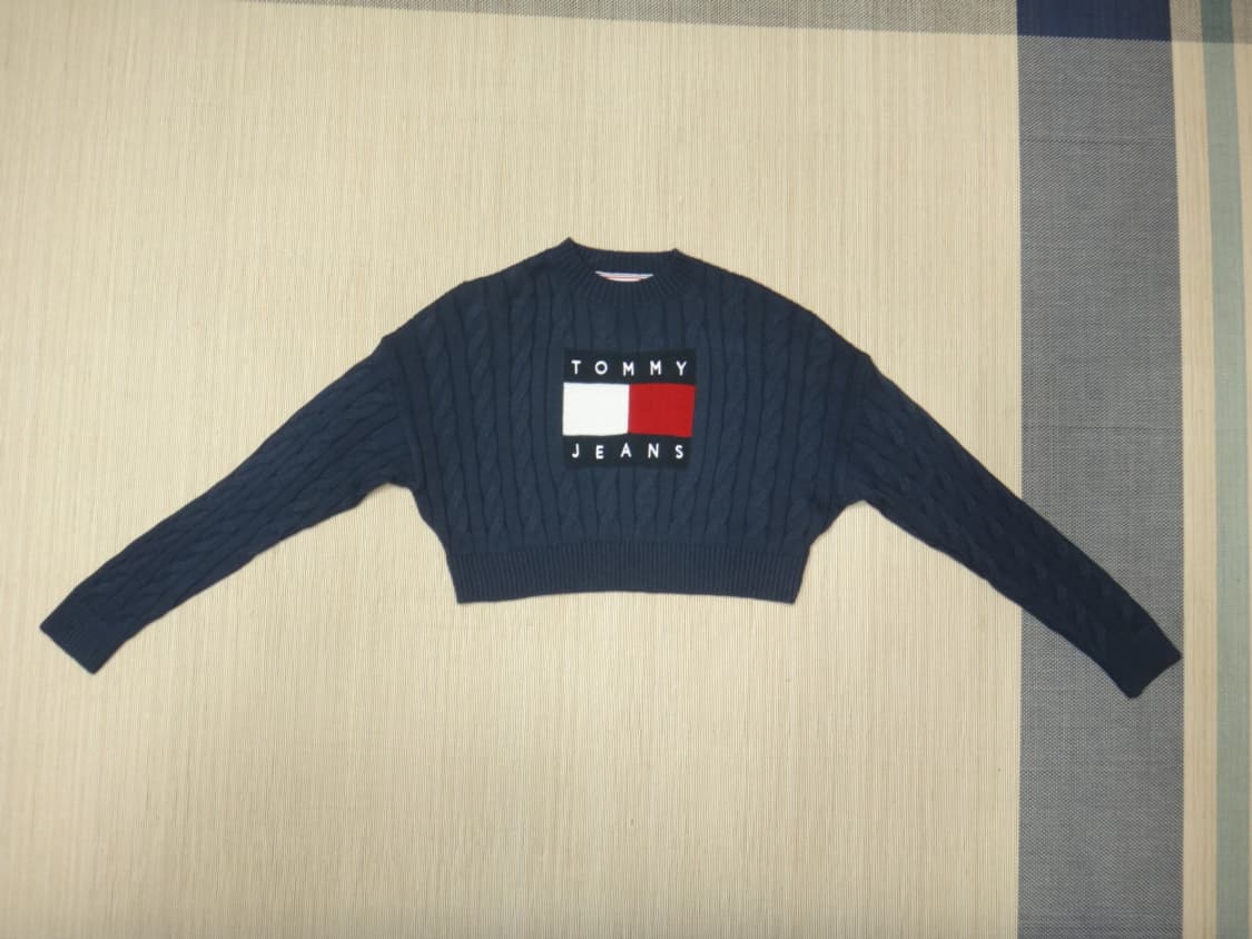 (S사이즈) 타미진 여성 스웨트셔츠 DW0DW14261 상품이미지2