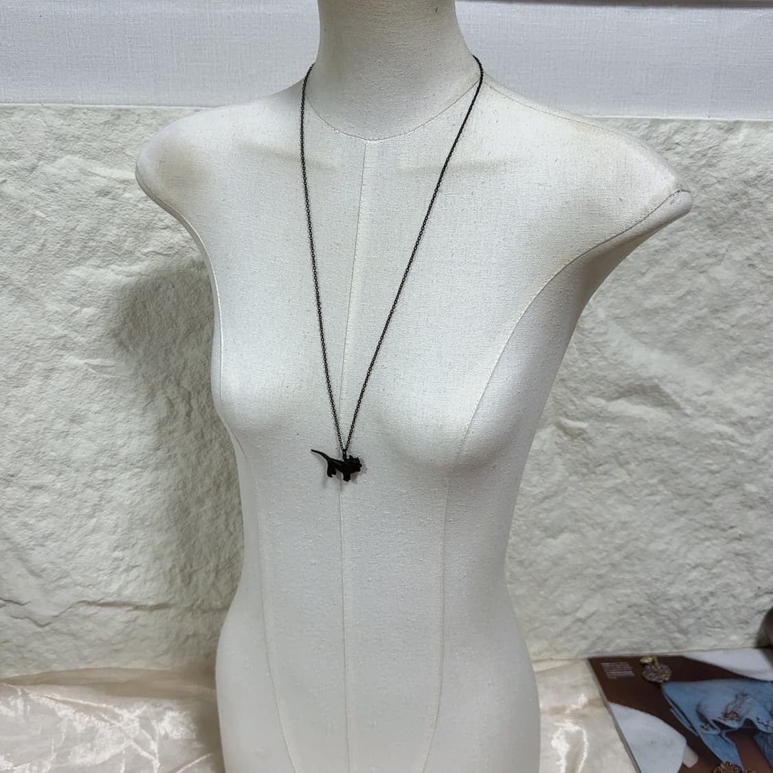 빈티지 고딕 늑대느낌 목걸이 상품이미지1