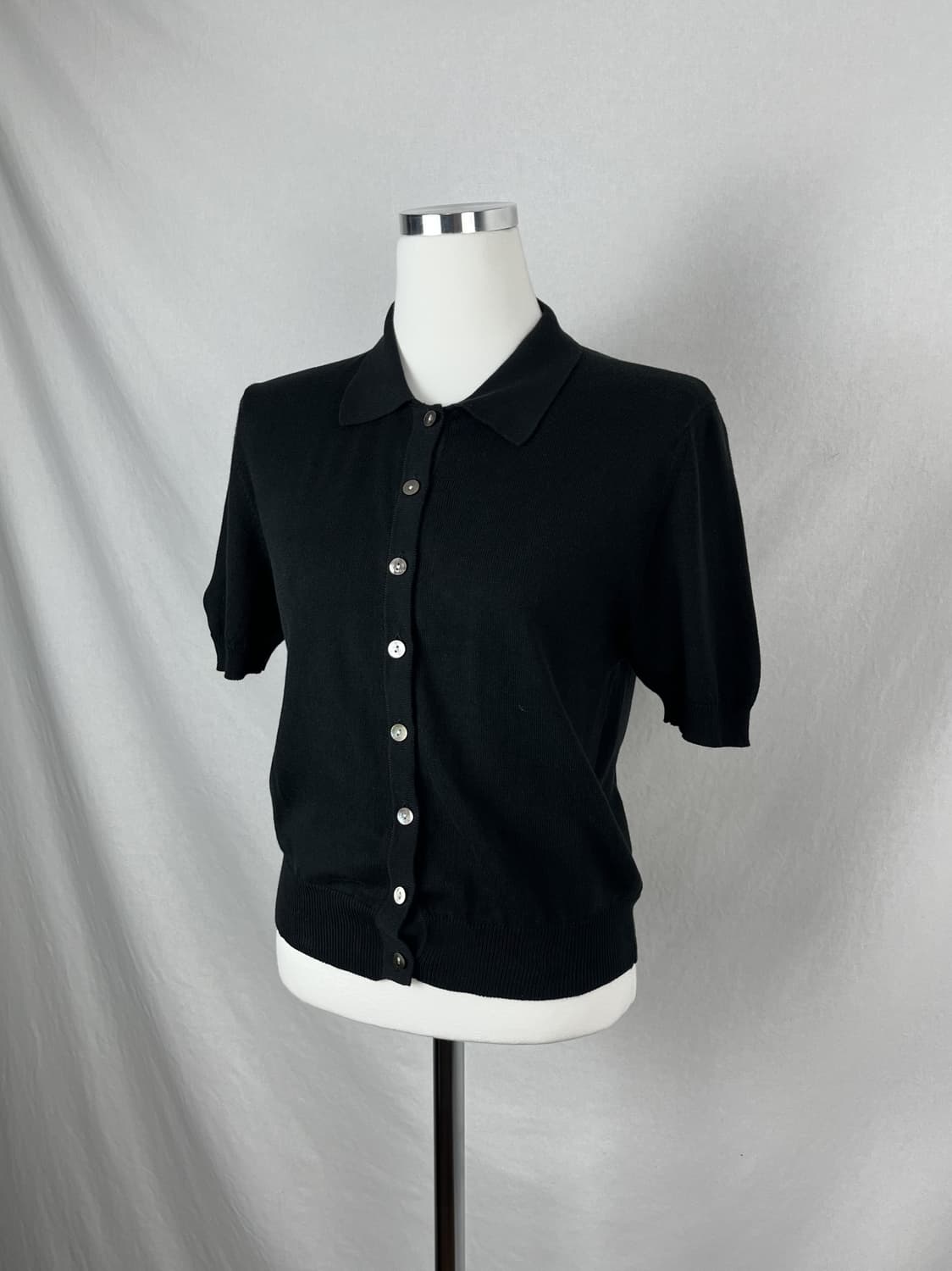 Vintage 코튼 반팔 가디건  상품이미지1