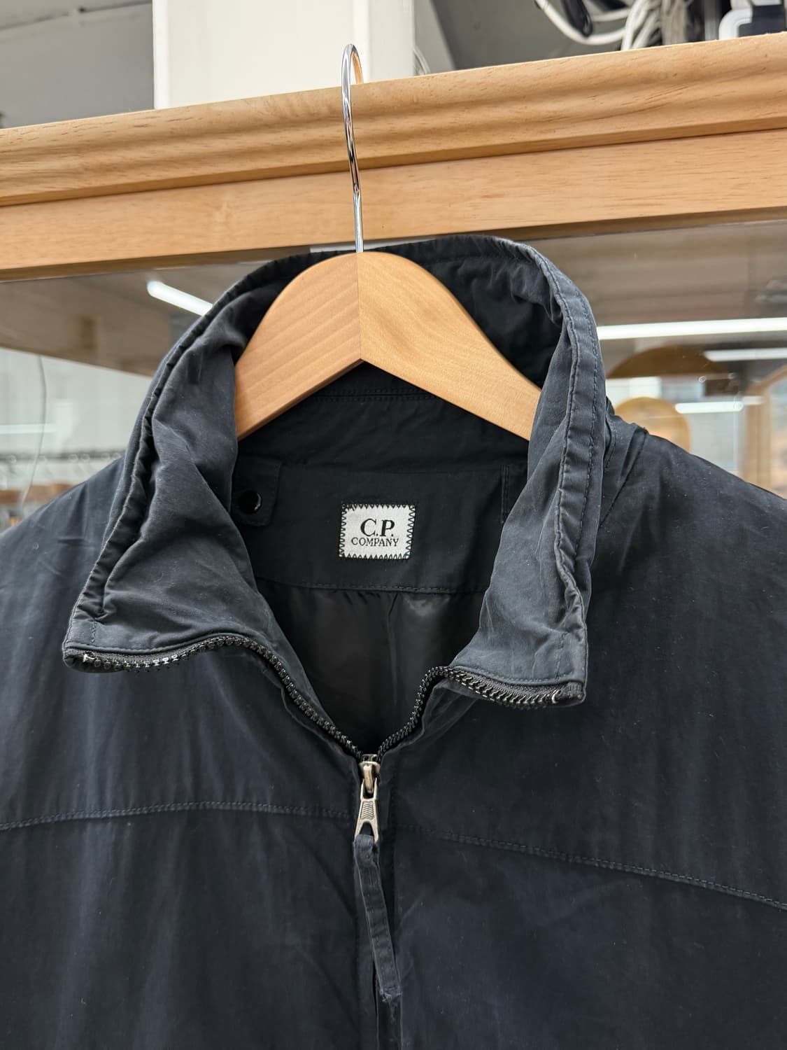 dyed cotton zip-up jacket  상품이미지2