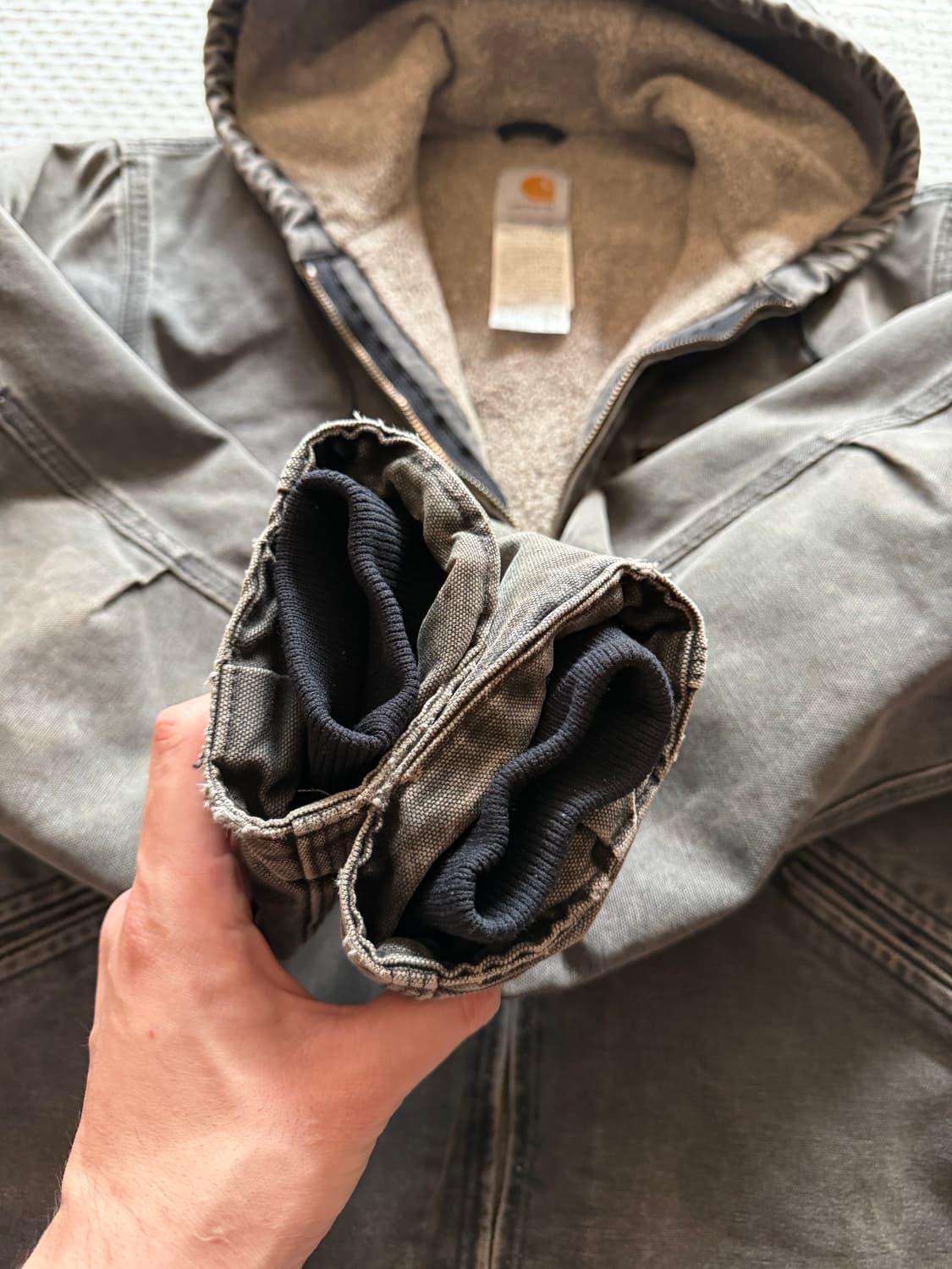 [S]칼하트 j141 샌드스톤 덕 액티브 자켓 상품이미지3