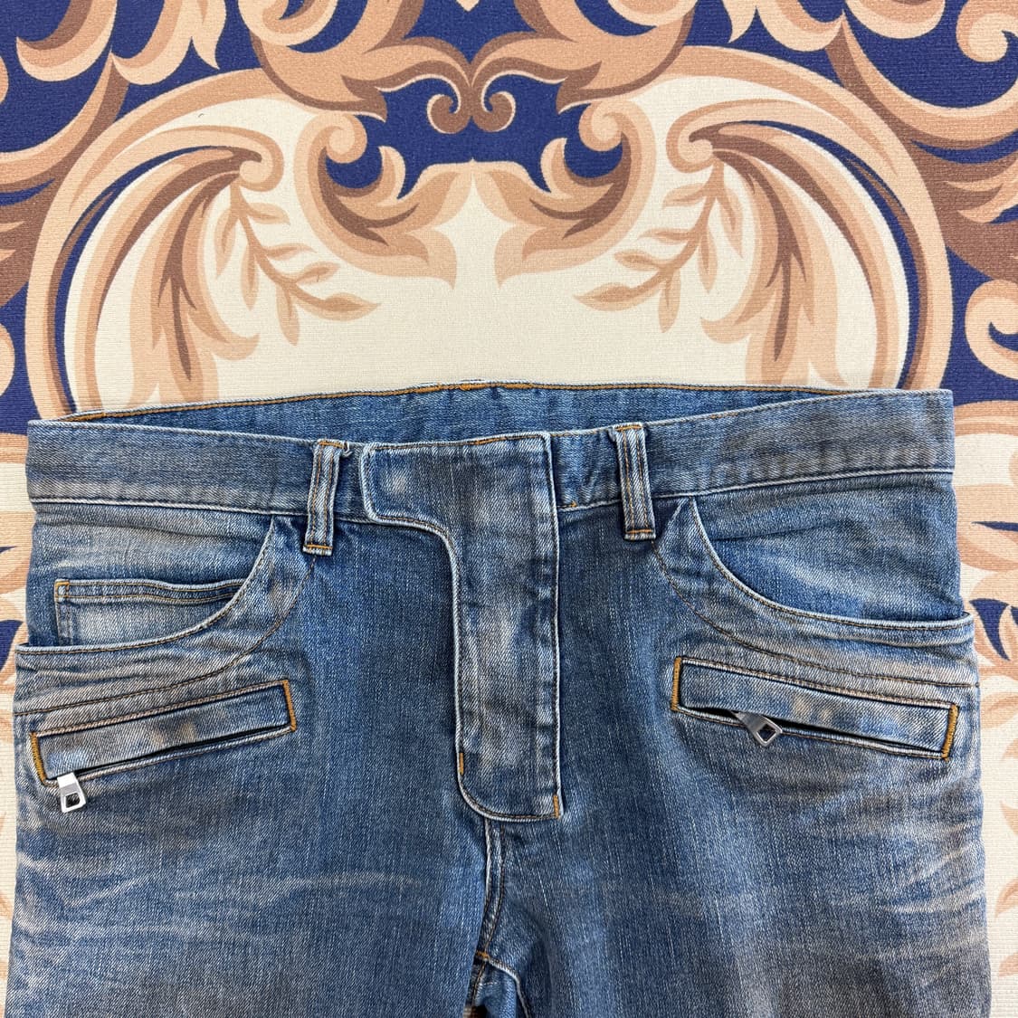 (32)발망 BALMAIN 바이커 데님팬츠 상품이미지2