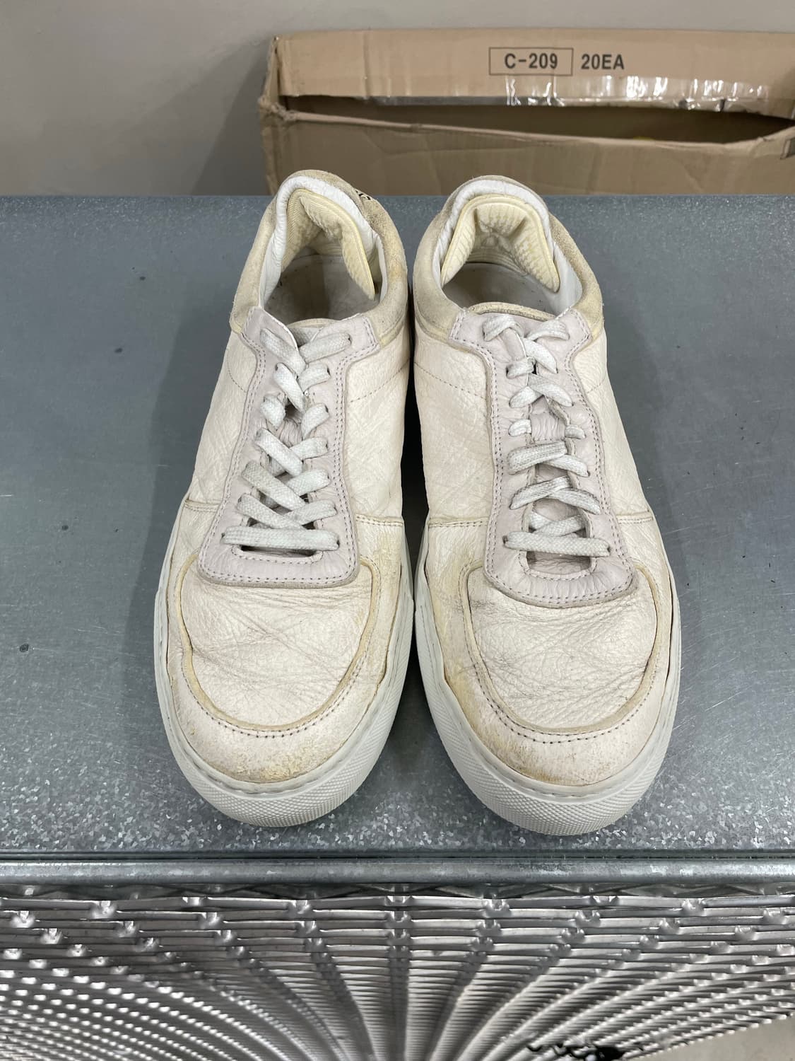 스톤아일랜드 X 디에메 스니커즈 화이트 46 상품이미지6