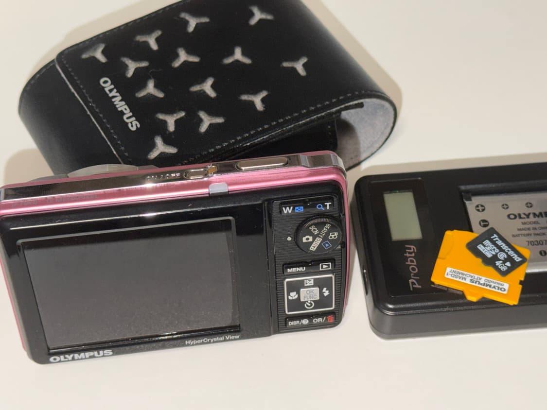 작례 O 올림푸스 뮤 7010 핑크색 디카 상품이미지3