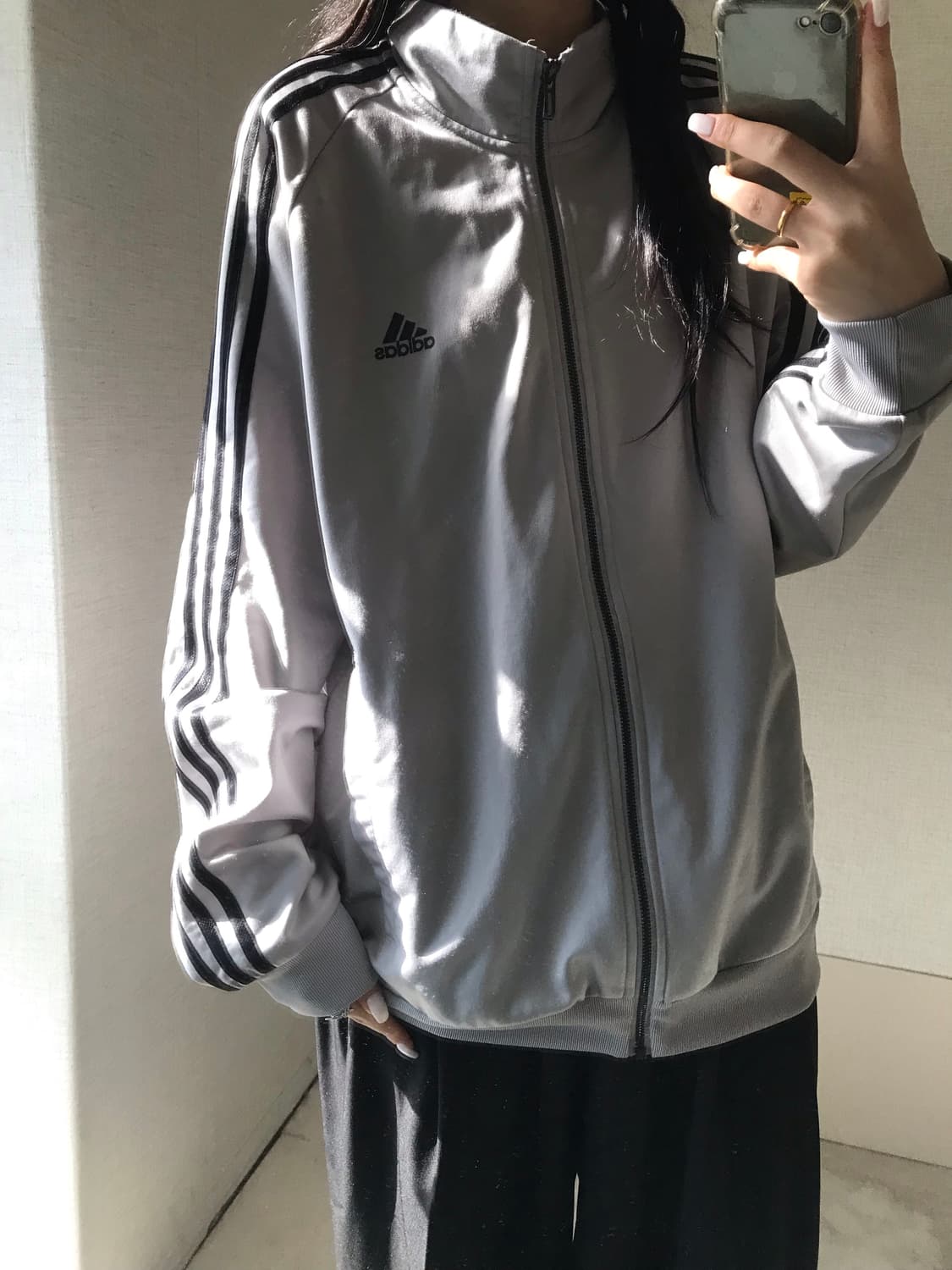 아디다스 실버 블랙 져지 상품이미지2