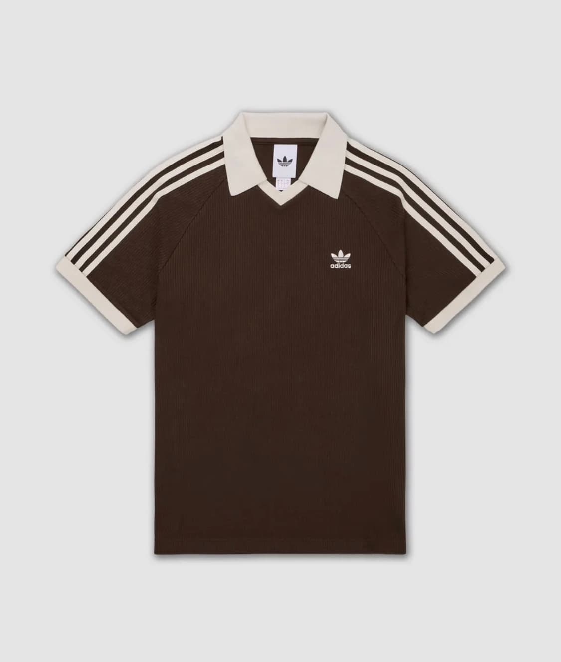 L) 아디다스 와플 반팔 폴로 셔츠 - 블랙, 네이비, 브라운 상품이미지3