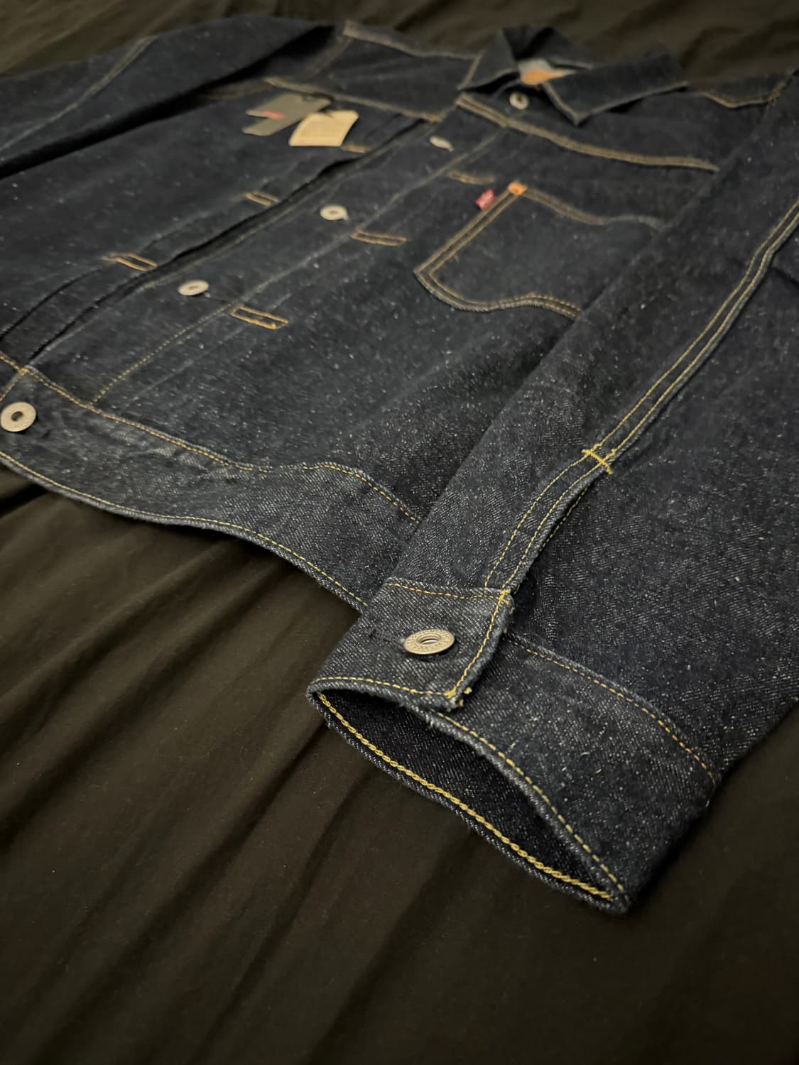 리바이스 프리미엄 셀비지 타입 1 데님 트러커 상품이미지3