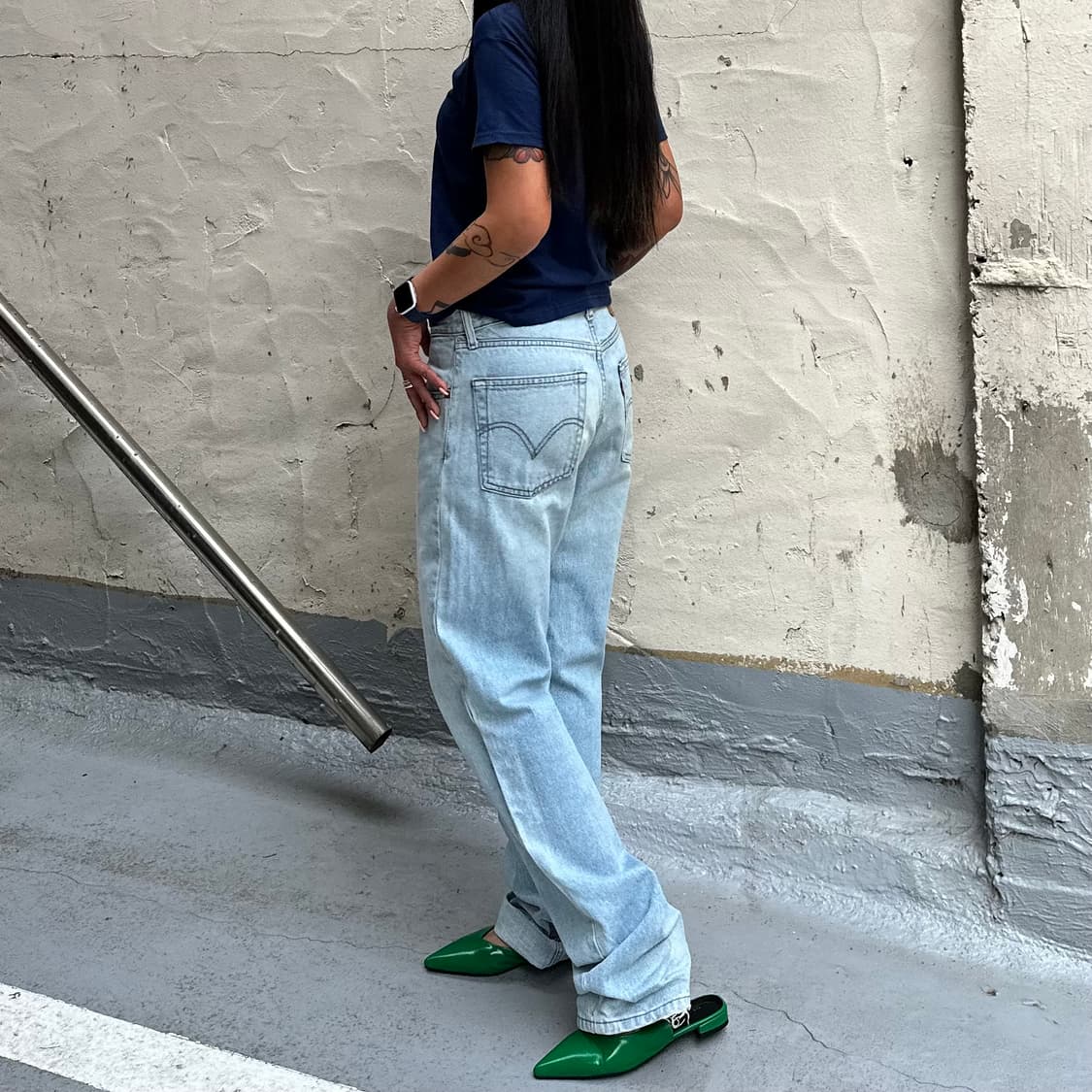 리바이스533 라이트 블루 데님 팬츠(32) 상품이미지7