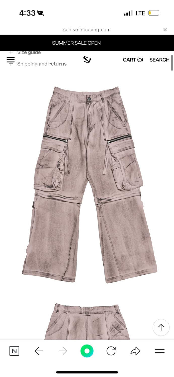 BIG CARGO PANTS MUD 스키즘인듀싱 팬츠 M 상품이미지2