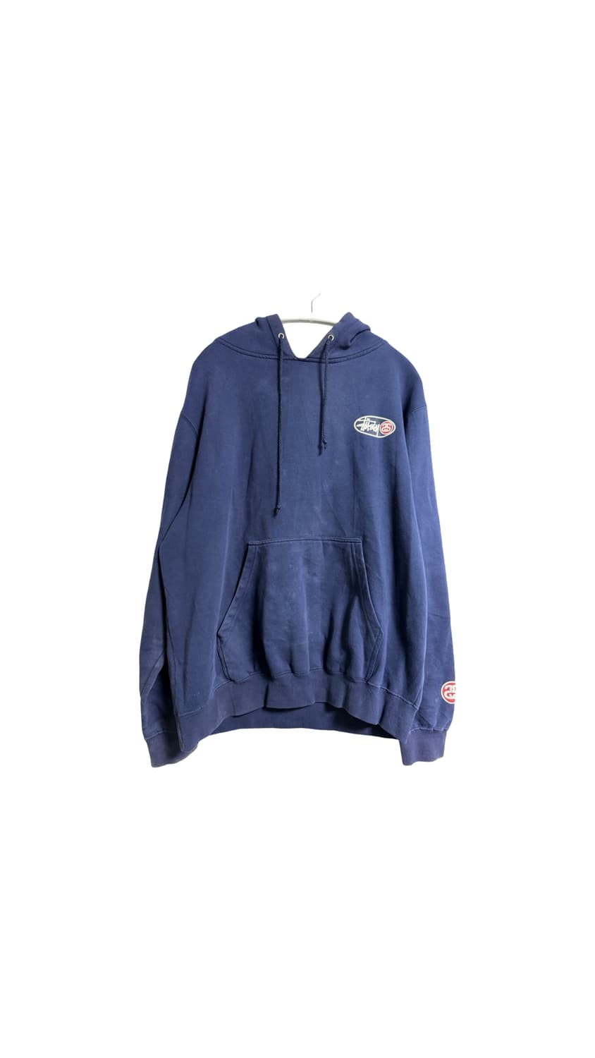 스투시 00s 네이비 후드티 상품이미지1
