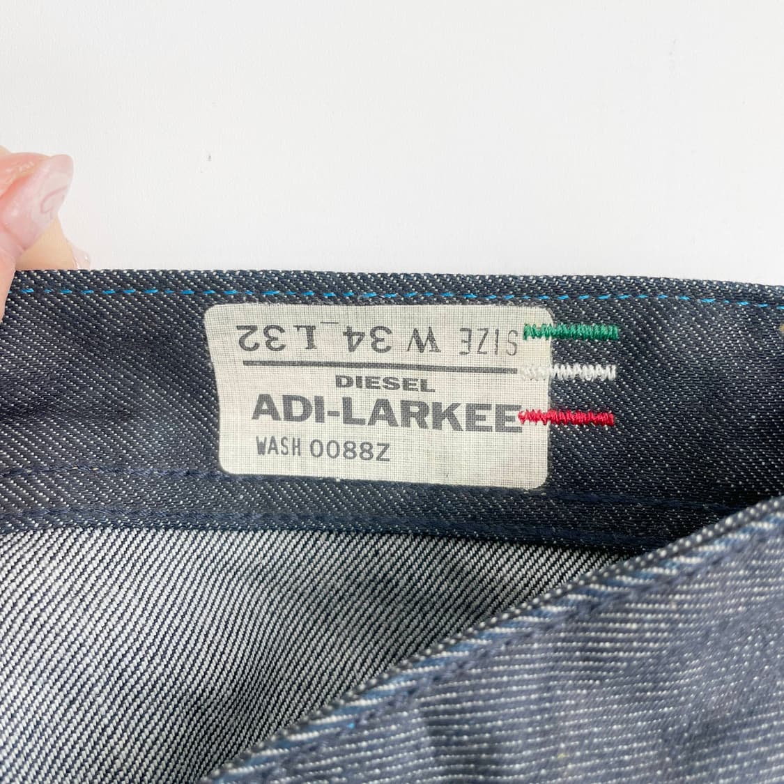 C1 Diesel x Adidas 스트레이트 데님 팬츠 34-35사이즈 상품이미지6