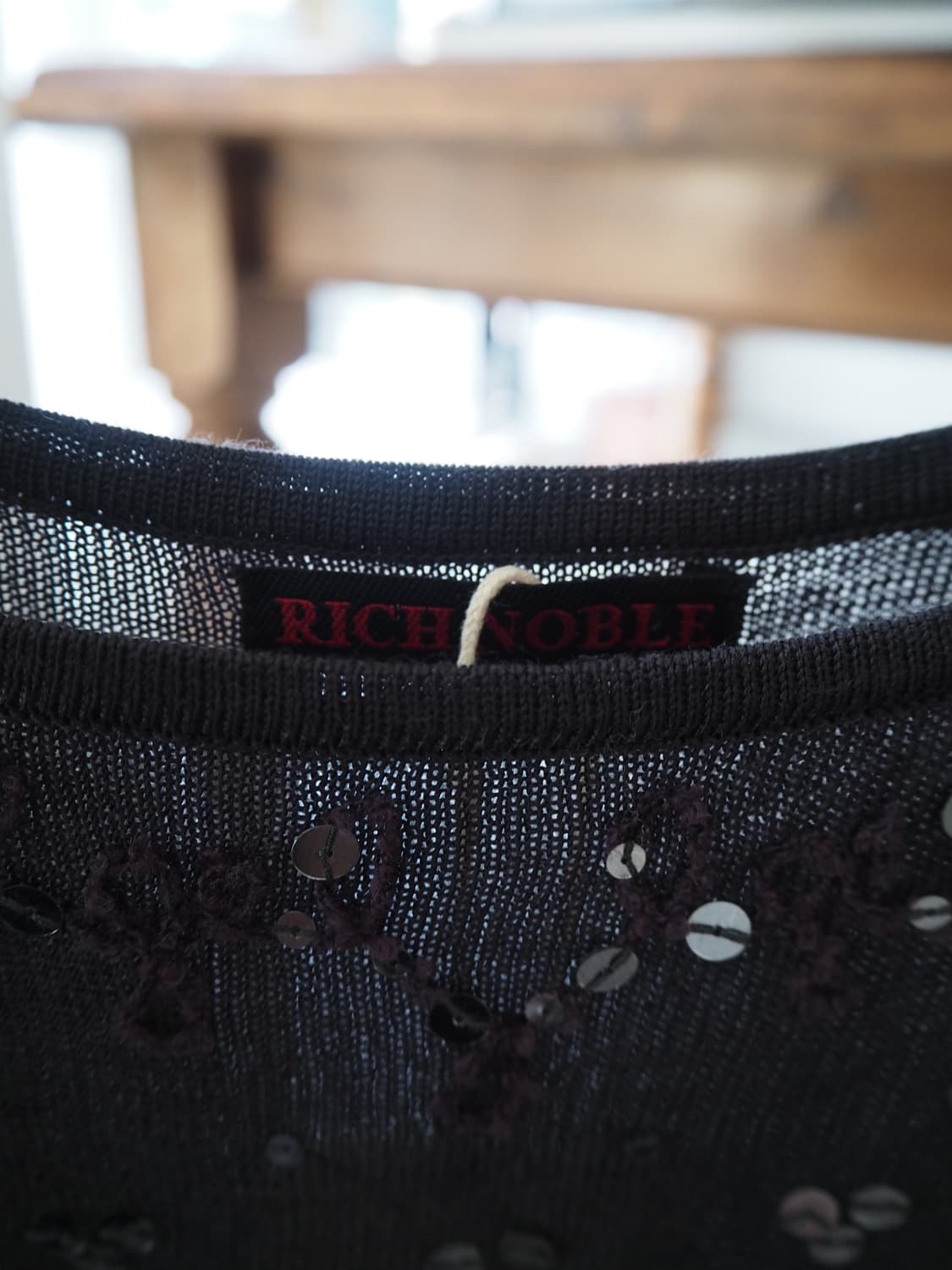 RICH NOBLE sequin top  상품이미지6