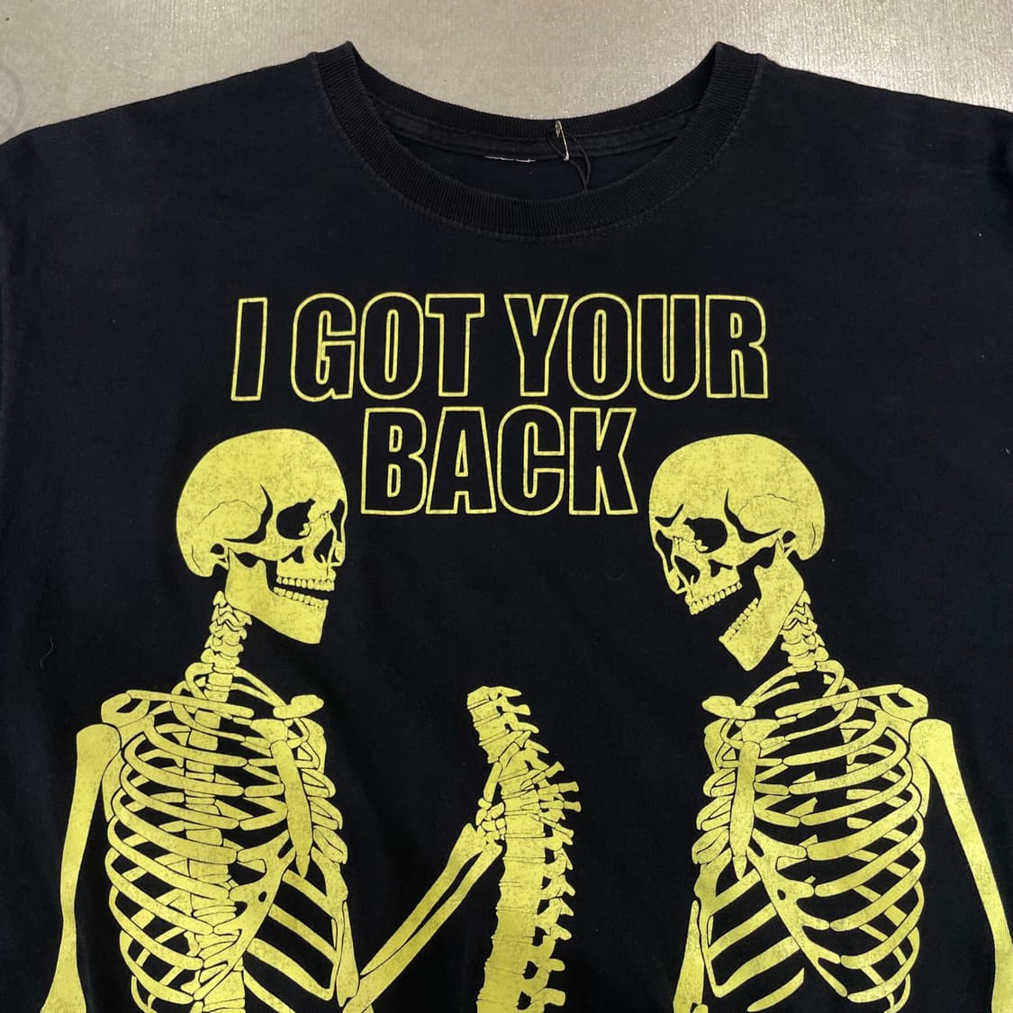 빈티지 해골 프린팅 반팔티   상품이미지10