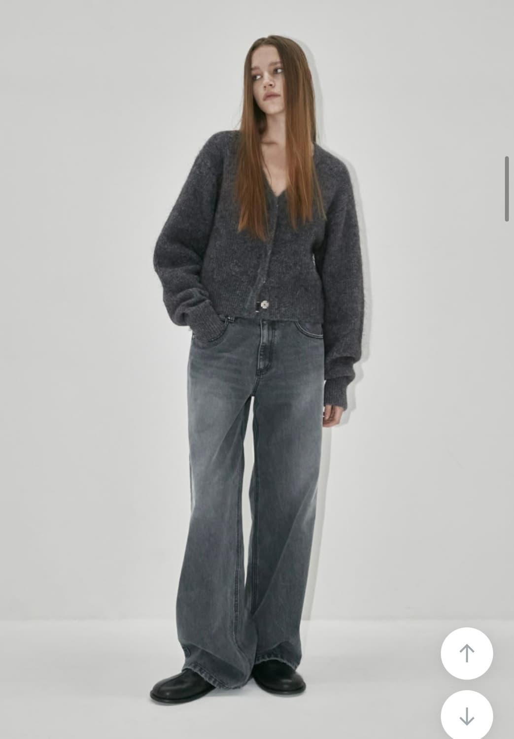 인사일런스 우먼 모헤어 가디건 상품이미지4