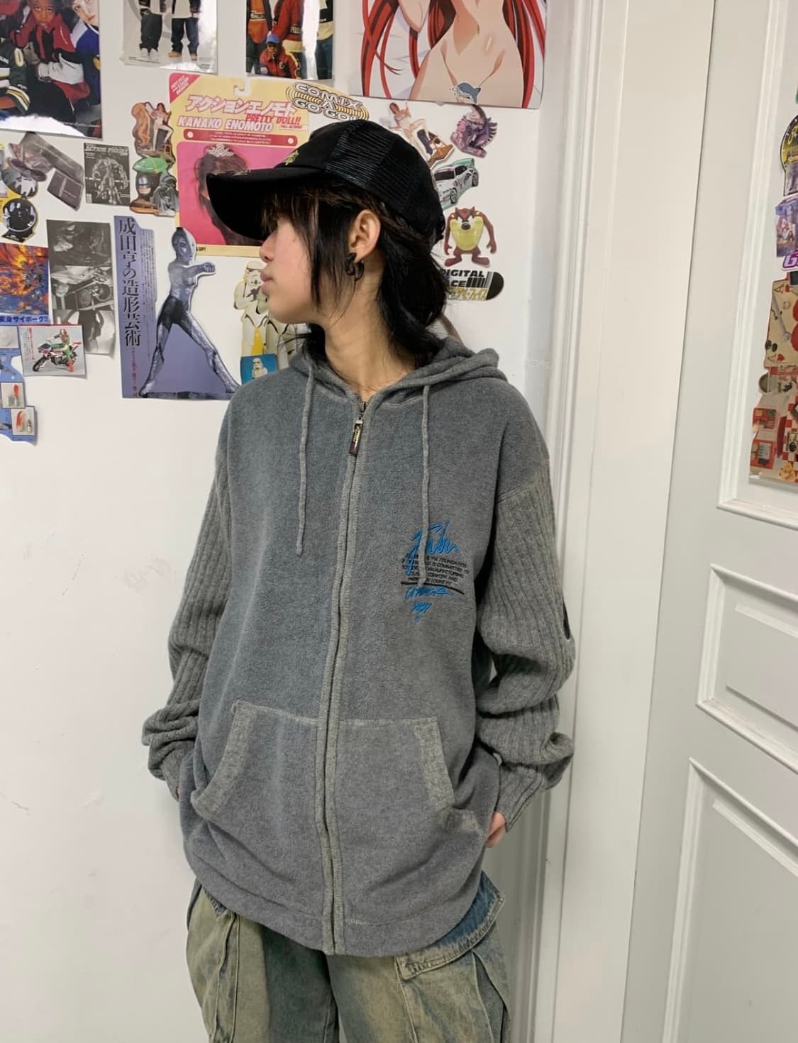 Fubu 플리스 후드집업 상품이미지1