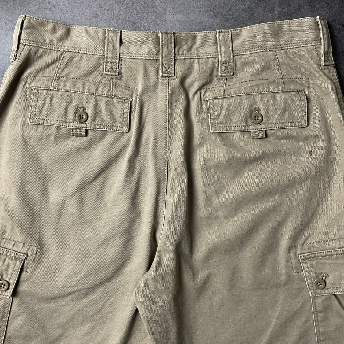 VANHEUSEN 빈티지 베이지 코튼 카고 하프 팬츠 A00764 상품이미지7