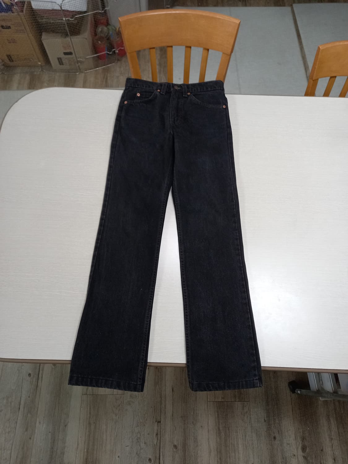 26 96's 리바이스517 USA 오렌지탭 일자진 블랙 26-618 상품이미지1