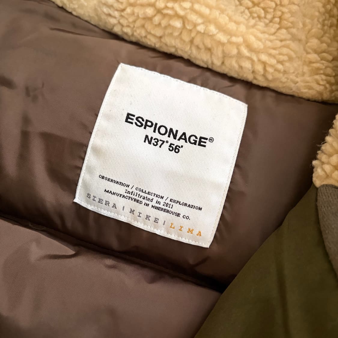 에스피오나지 콜비 빈티지 구스다운 패딩 L 상품이미지5