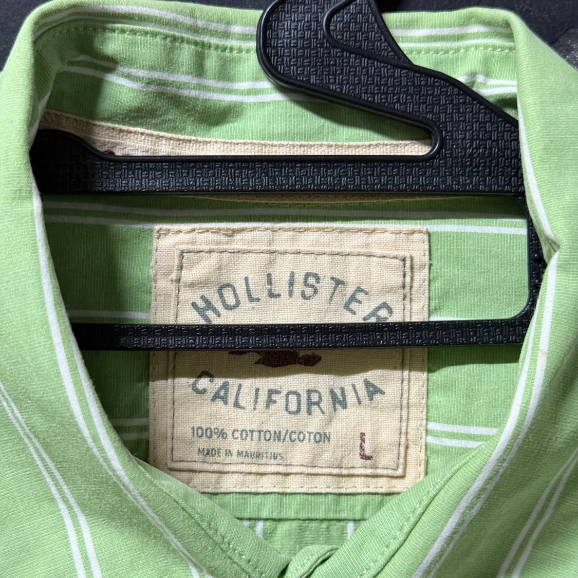 Hollister 미니 로고 스트라이프 셔츠 상품이미지5