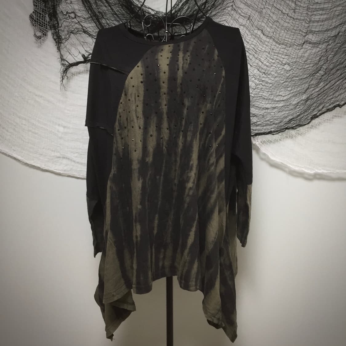 FB grunge drape cutting detail dress T 상품이미지6