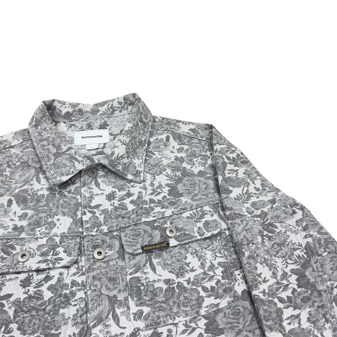 디스이즈네버댓 플로럴 플라워 트러커 자켓 그레이 L 상품이미지2