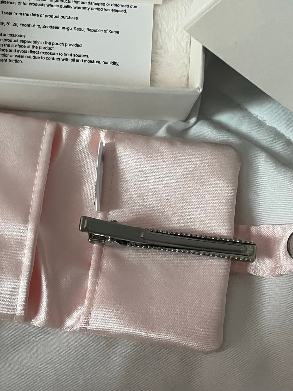 쓰리타임즈 Love cubic hair pin 상품이미지3