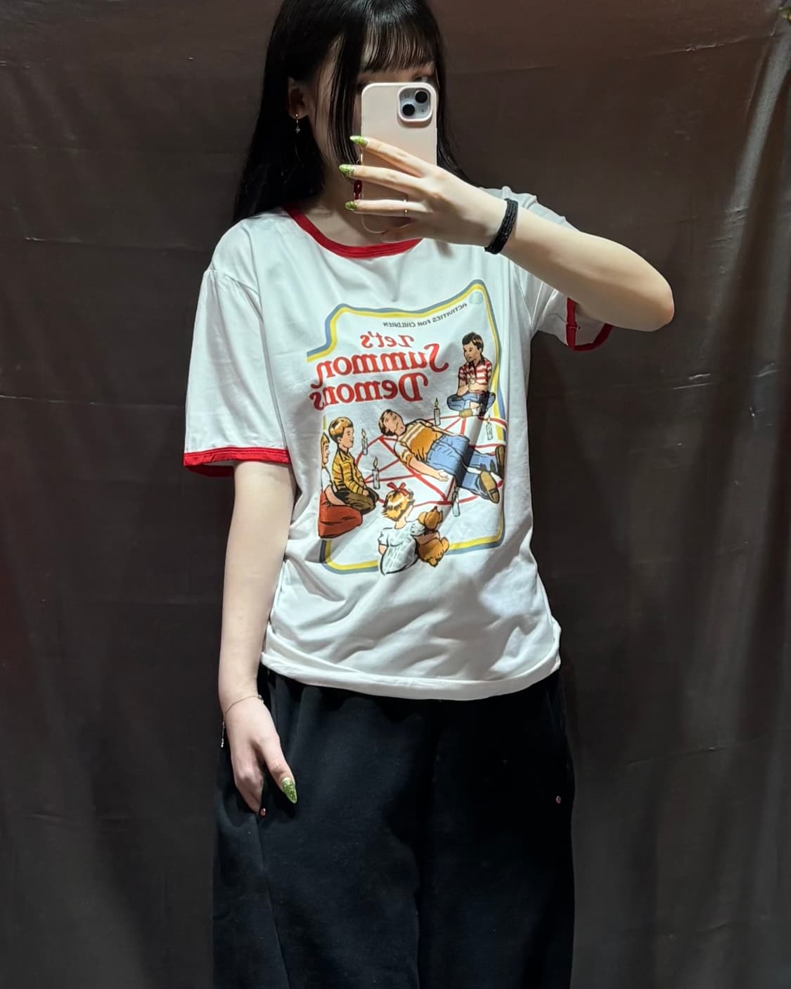 M 레트로 오컬트 패러디 링거티 상품이미지1