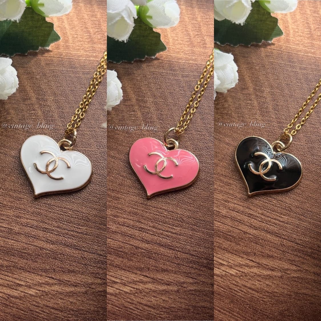 샤넬 빅 하트 목걸이 상품이미지1