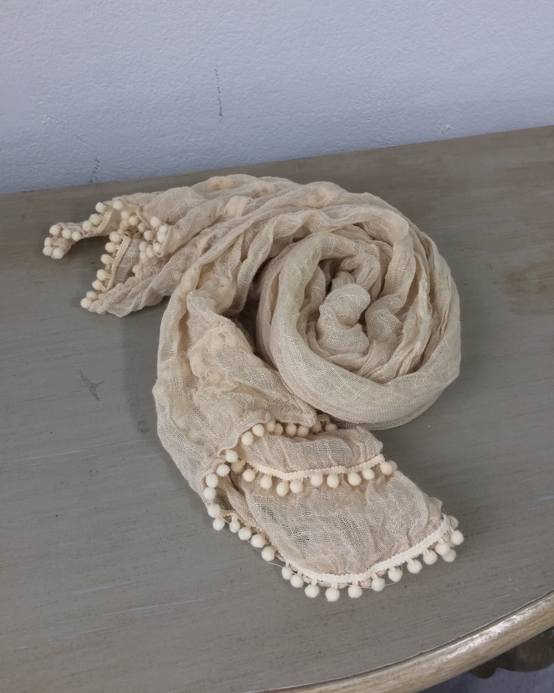 pom pom point scarf 상품이미지1