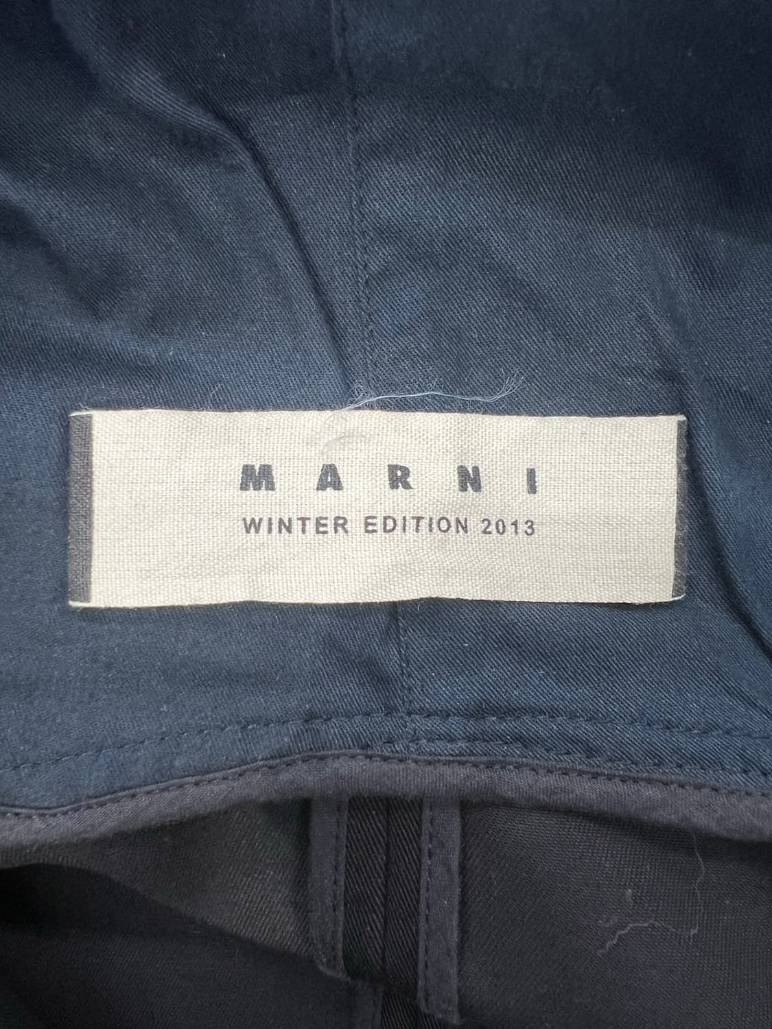 마르니 블랙 2013aw 체스트 투포켓 롱 후디 자켓  상품이미지7