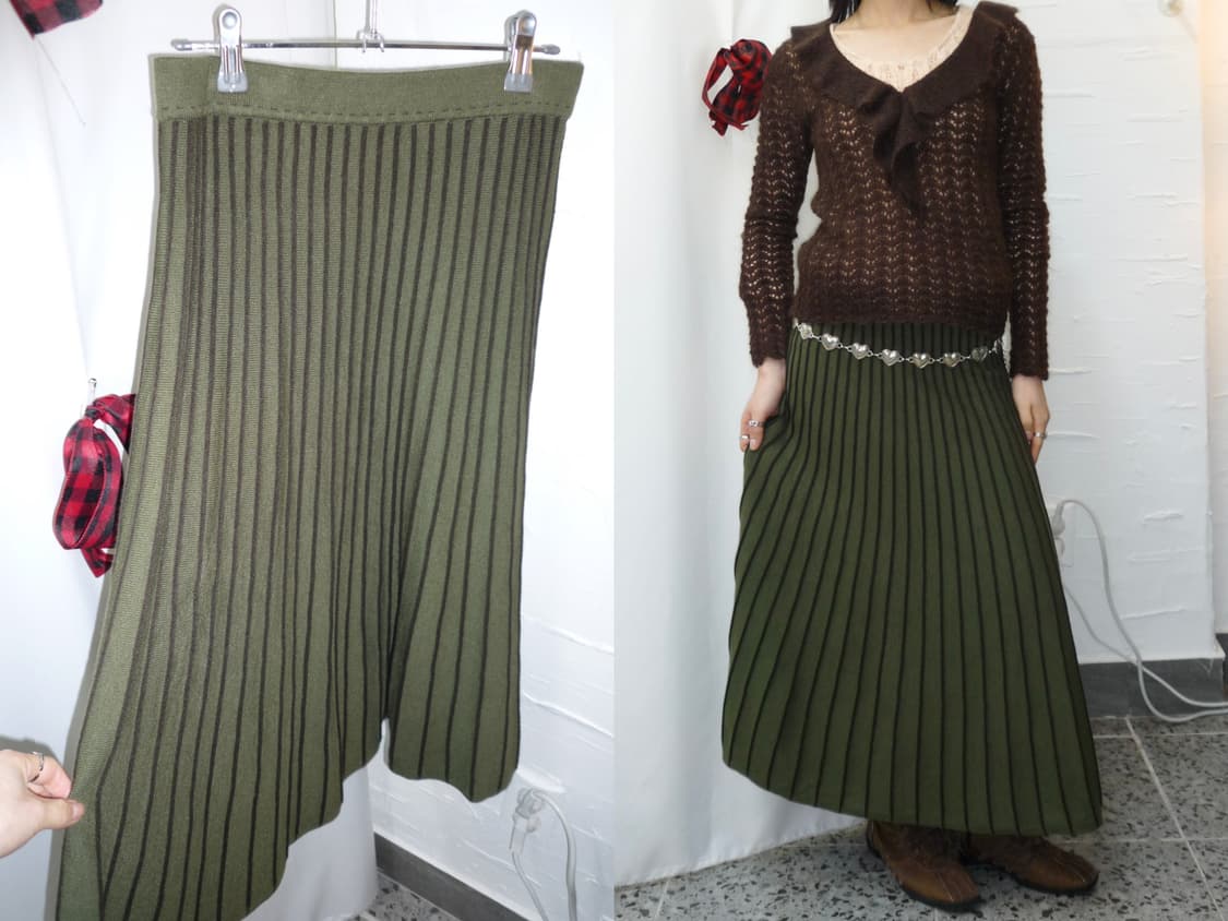 deep forest knit skirt 상품이미지1