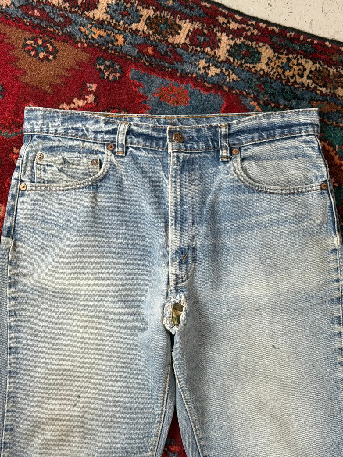 80's USA 빈티지 리바이스 517 체인스티치 상품이미지5