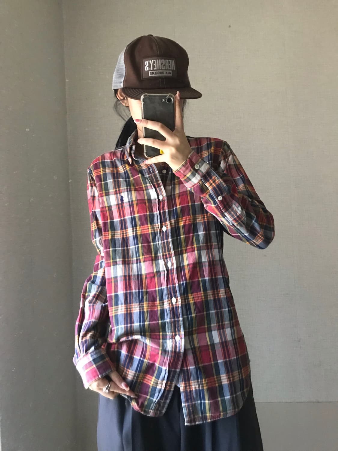 폴로 빈티지 체크셔츠 상품이미지1