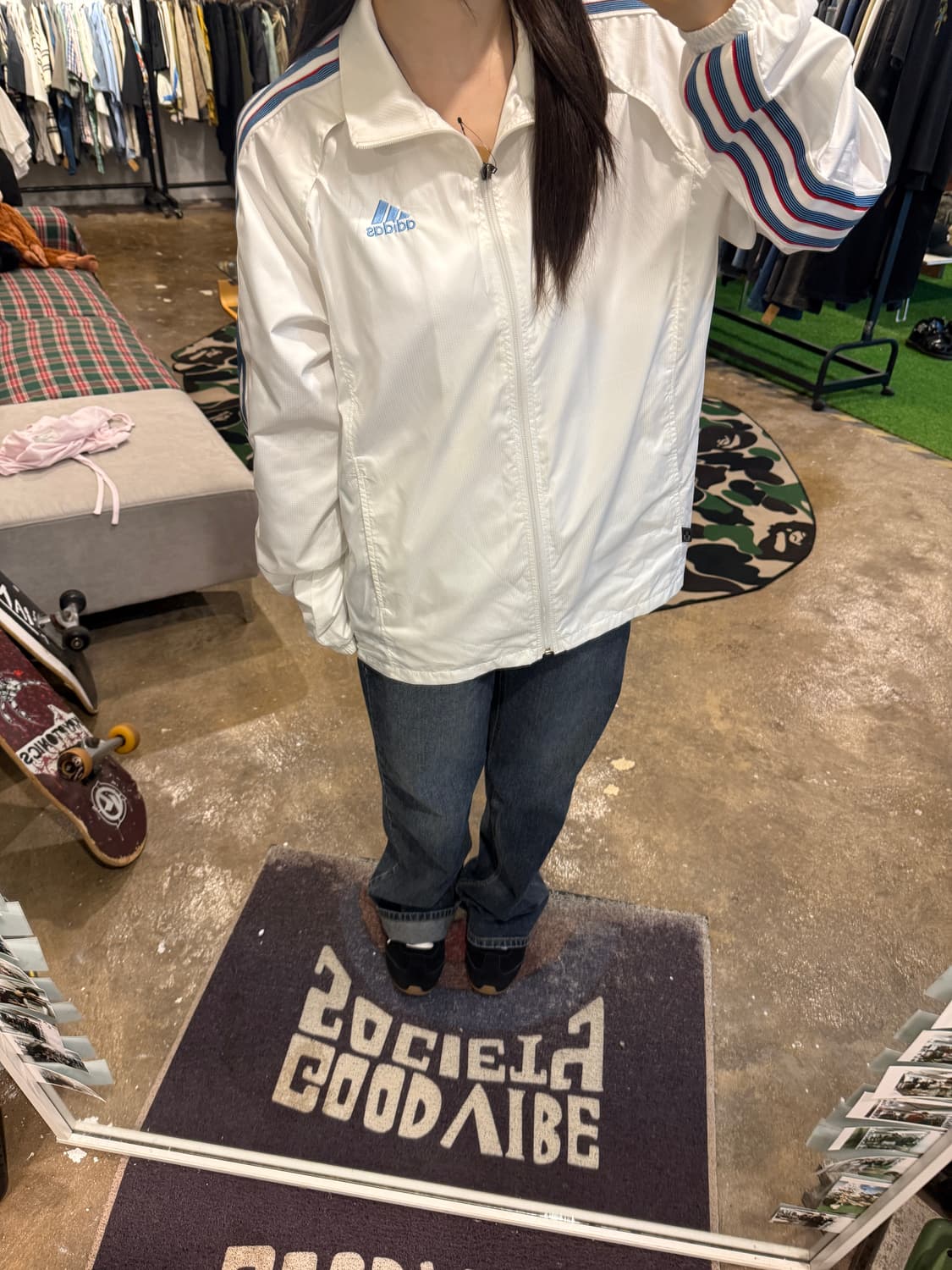 아디다스 올드스쿨 바람막이  상품이미지6