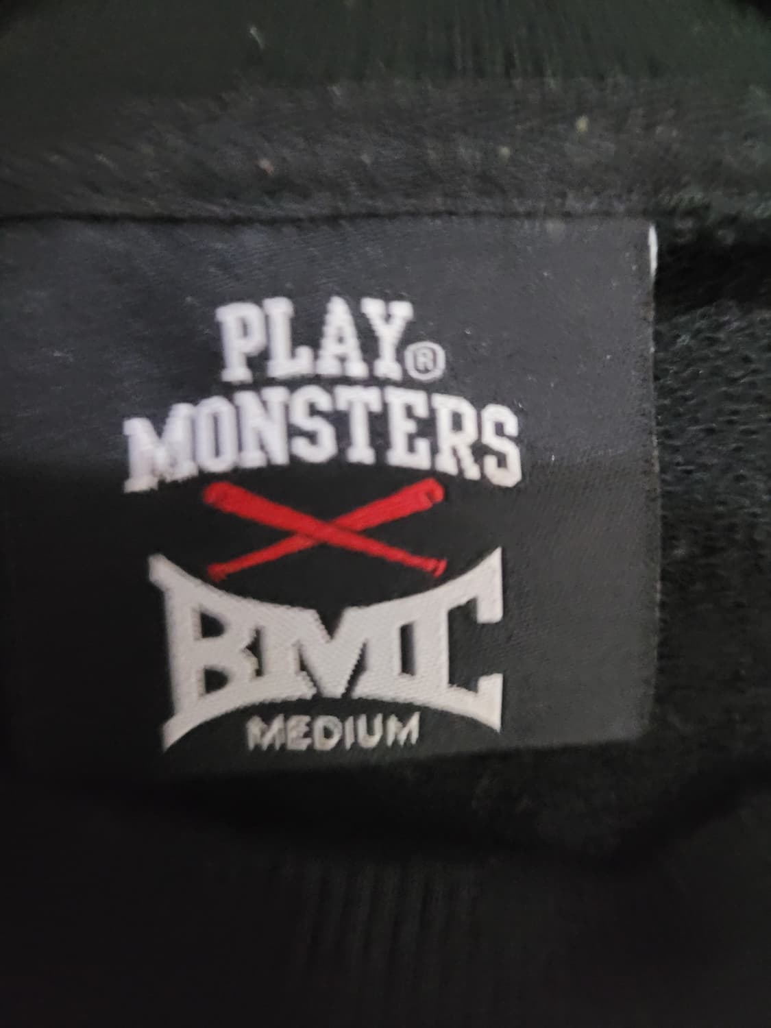 BMC 플레이 몬스터즈 골드 로고 맨투맨 M 사이즈 상품이미지7