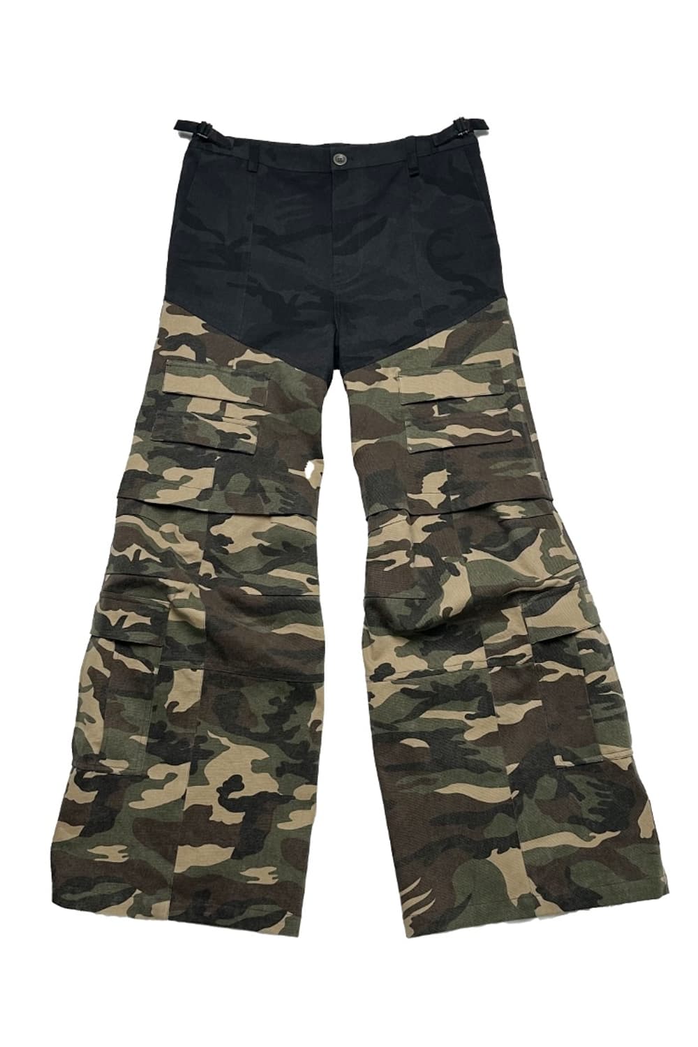 [os] qap two tiered 더블카고 플레어팬츠 상품이미지1