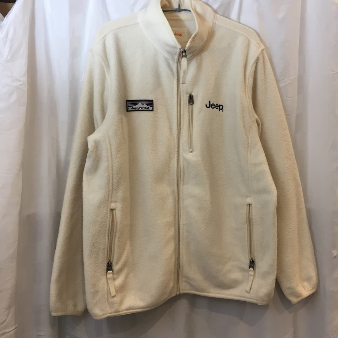 Jeep 지프 아방핏 아이보리 후리스 상품이미지3