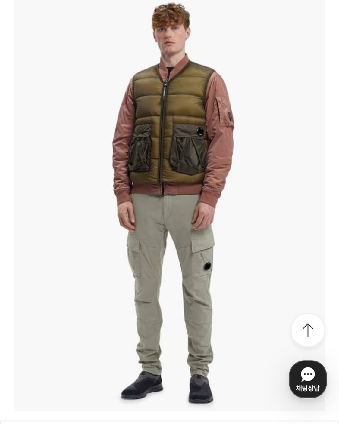 cp company 디디쉘 다운 베스트 상품이미지6