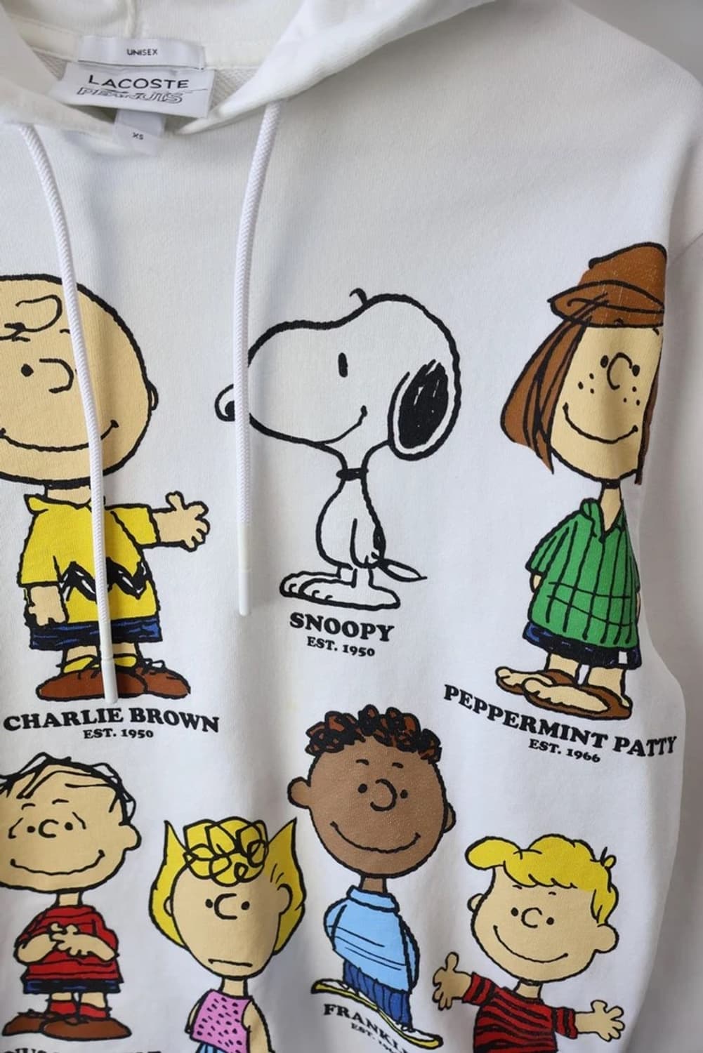 Lacoste x Peanuts White Hoodie 상품이미지6